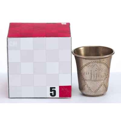 Стопка наперсток серебро 800 пр. Польша 1920-е гг. 10 гр. Н-3,8 см. Польша после 1920 г