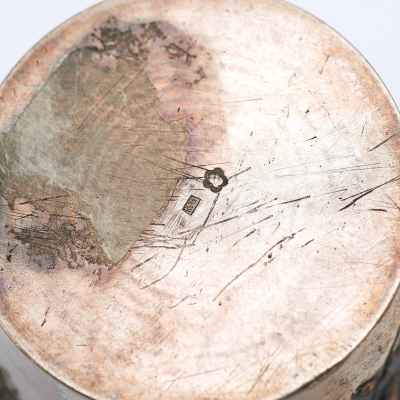 Стакан нео-рококо серебро 800 пр. Вена 1899 г. 179 гр. Н-9 см. Вена, Австро-Венгрия 1899 г