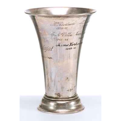 Кубок серебро 813 пр. Финляндия 1934 г. 121 гр. 12,9x9,3 см. Финляндия 1934