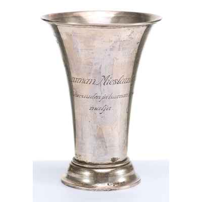 Кубок серебро 813 пр. Финляндия 1934 г. 121 гр. 12,9x9,3 см. Финляндия 1934