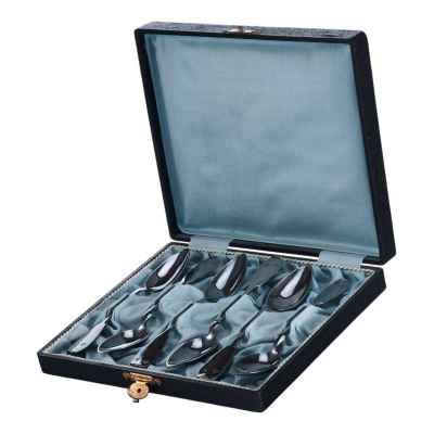 Набор чайных ложек серебро 750 пр. 129 гр. Австрия после 1922 г. Вена (Австрия) после 1922 г