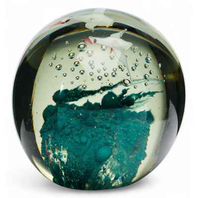 Пресс-папье «Журавли» Мурано 1950-гг