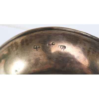 Икорница с монетой Европа (Италия) конец XVII века