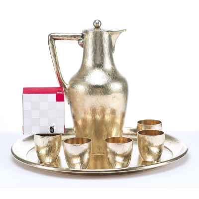 Набор для ликера серебрянный Европа первая половина XX века