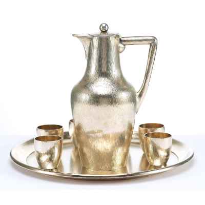 Набор для ликера серебрянный Европа первая половина XX века