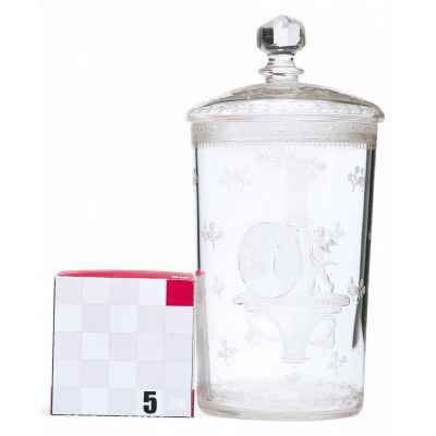 Стакан с крышкой. Богемия Богемия начало XIX в