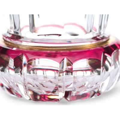 Стакан «ранфбехер» украшенный красными цветами Богемия середина ХХ века