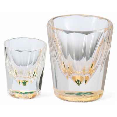 Два стаканчика «Клевер» Богемия Начало XX века