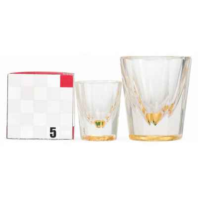 Два стаканчика «Клевер» Богемия Начало XX века