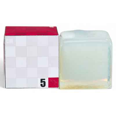 Пресс-папье в форме куба опаловое стекло, Европа кон. XIX - нач. XX вв. 4,7x4,9x4,8 см.  конец XIX - начало XX вв