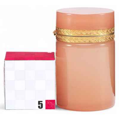 Шкатулка из опалового стекла Европа Начало XX века