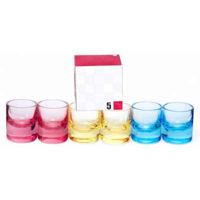 Набор для алкогольных напитков. Стопки Богемия 1930-гг