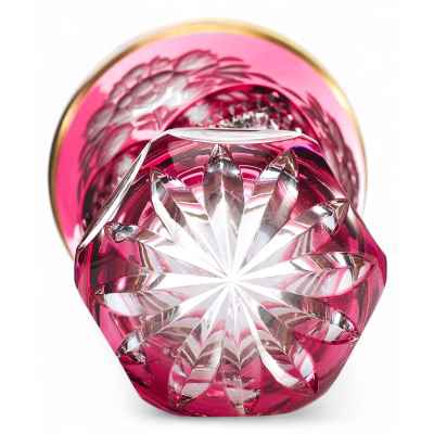 Стакан «ранфбехер» с цветочным рисунком Богемия середина ХХ века