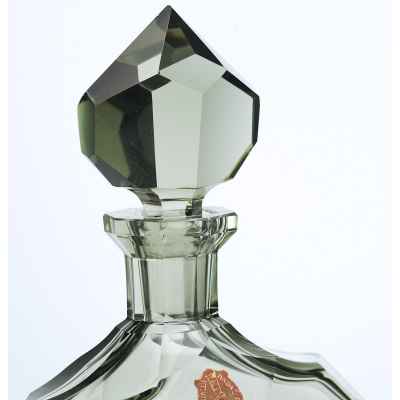 Набор для алкогольных напитков из цветного стекла Богемия первая половина XX века