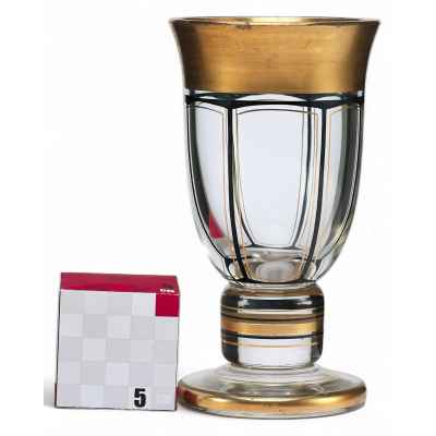 Бокал в стиле Ар Деко Богемия 1920 — 1930-гг