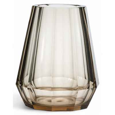 Ваза в стиле Ар Деко золотисто зелёного цвета. Богемия 1920-1930-гг