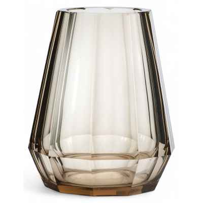 Ваза в стиле Ар Деко золотисто зелёного цвета. Богемия 1920-1930-гг