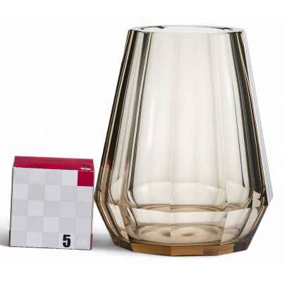 Ваза в стиле Ар Деко золотисто зелёного цвета. Богемия 1920-1930-гг