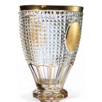 Кубок с крышкой в стиле ампир Богемия Конец XIX века