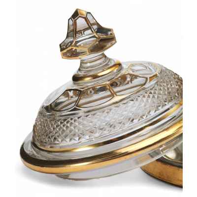 Кубок с крышкой в стиле ампир Богемия Конец XIX века