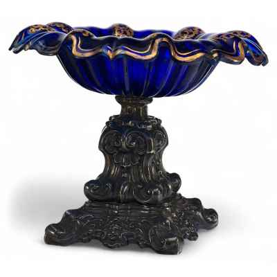 Ваза для фруктов. В стиле эклектика. Австрия 1852