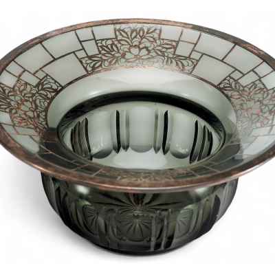 Ваза в стиле Ар-деко Богемия 1920-1930 гг