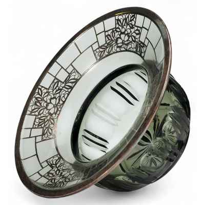 Ваза в стиле Ар-деко Богемия 1920-1930 гг