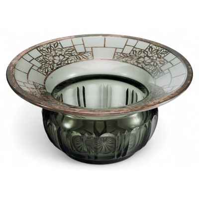 Ваза в стиле Ар-деко Богемия 1920-1930 гг