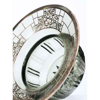 Ваза в стиле Ар-деко Богемия 1920-1930 гг