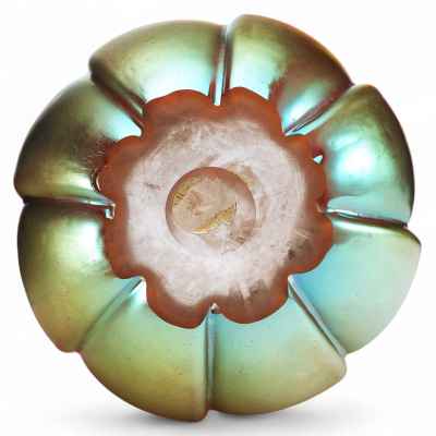 Ваза «Луковица» Богемия 1900-е гг