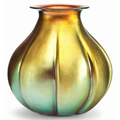 Ваза «Луковица» Богемия 1900-е гг