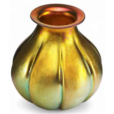 Ваза «Луковица» Богемия 1900-е гг