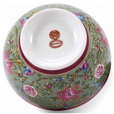 Чаша с цветочным узором Вербилки Дмитровский фарфоровый завод (Вербилки) 1925-1929 гг