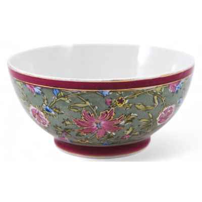 Чаша с цветочным узором Вербилки Дмитровский фарфоровый завод (Вербилки) 1925-1929 гг