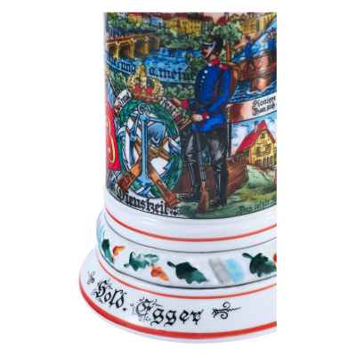 Пивная кружка резервиста «В память о службе» для 3-го Баварского инженерного полка Германия Середина XX века