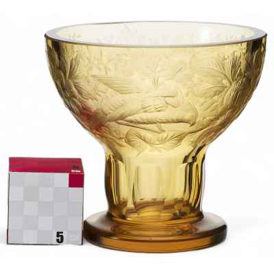 Ваза. Чехия. Богемское стекло. Богемия конец XIX — начало XX вв