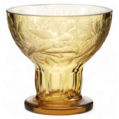 Ваза. Чехия. Богемское стекло. Богемия конец XIX — начало XX вв