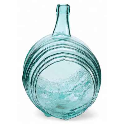 Штоф-бочонок зеленоватого оттенка Россия конец XIX — начало XX вв