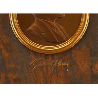 Плакетка настольная «В.И. Ленин» Ленинградский Монетный двор 2959-гг