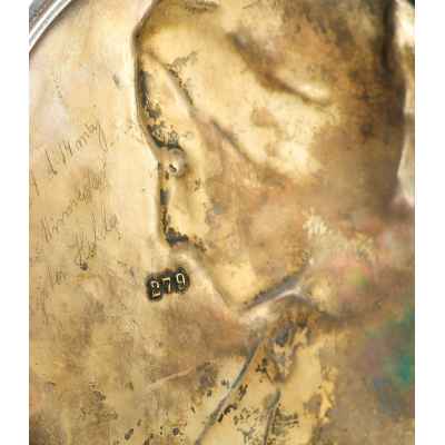 Панно с женским профилем Европа конец XIX — начало XX вв