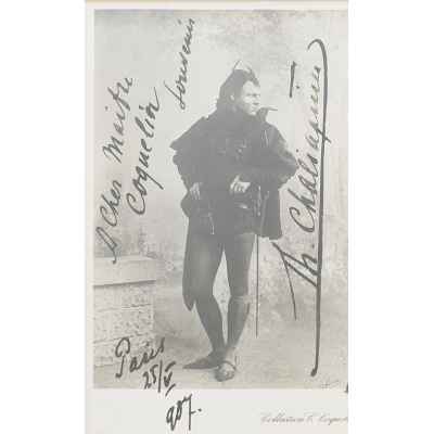 Собственноручный автограф Ф. Шаляпина Париж, Франция 25 мая 1907