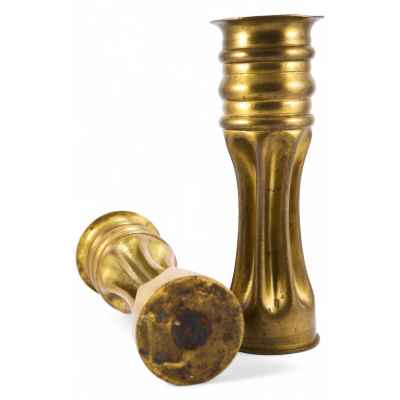 Парные вазы из гильз от советской зенитной пушки калибром 76-мм СССР, США 1942