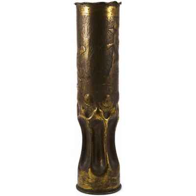 Ваза из гильзы от артиллерийского снаряда 1916 года. Франция 1916