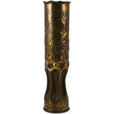 Ваза из гильзы от артиллерийского снаряда 1916 года. Франция 1916