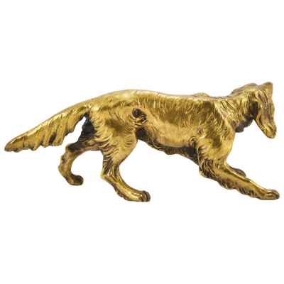 Скульптура «Собака сеттер» Европа XIX век