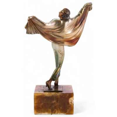 Скульптура бронзовая «Танцовщица» Европа 1920-1930-гг