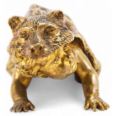 Скульптура «Мальчик в шкуре животного» Европа конец XIXначало XX вв