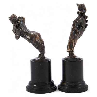 Парные скульптуры «Клоуны»  Начало XX века