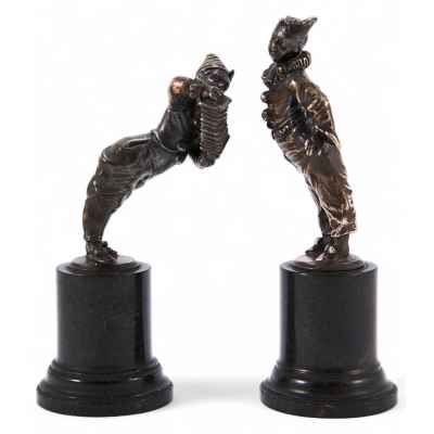 Парные скульптуры «Клоуны»  Начало XX века