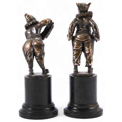 Парные скульптуры «Клоуны»  Начало XX века